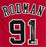 Dennis Rodman Autographed "The Worm" Custom Red Jersey