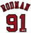 Dennis Rodman Autographed "The Worm" Custom White Jersey