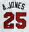 Andruw Jones Autographed "A-Town" Custom White Baseball Jersey