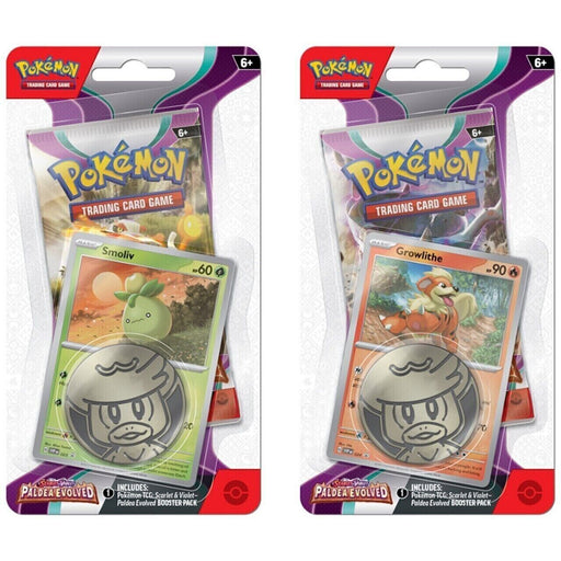 Pokemon Paldea Evolved Checklane Blister Packs