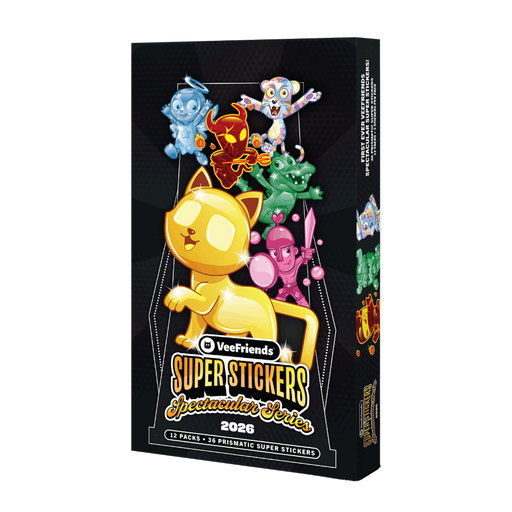 VeeFriends Super Stickers Spectacular Series 2026 Booster Box