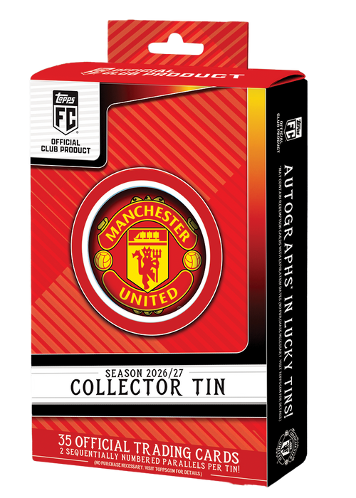 2026/27 Topps Manchester Uniited Collector Tin