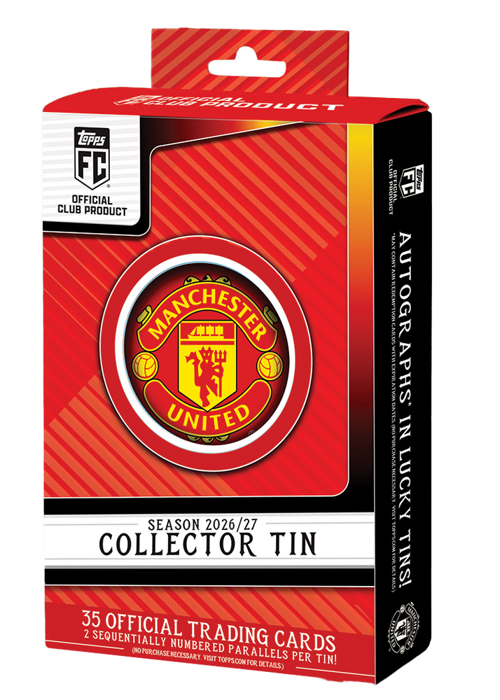 2026/27 Topps Manchester Uniited Collector Tin