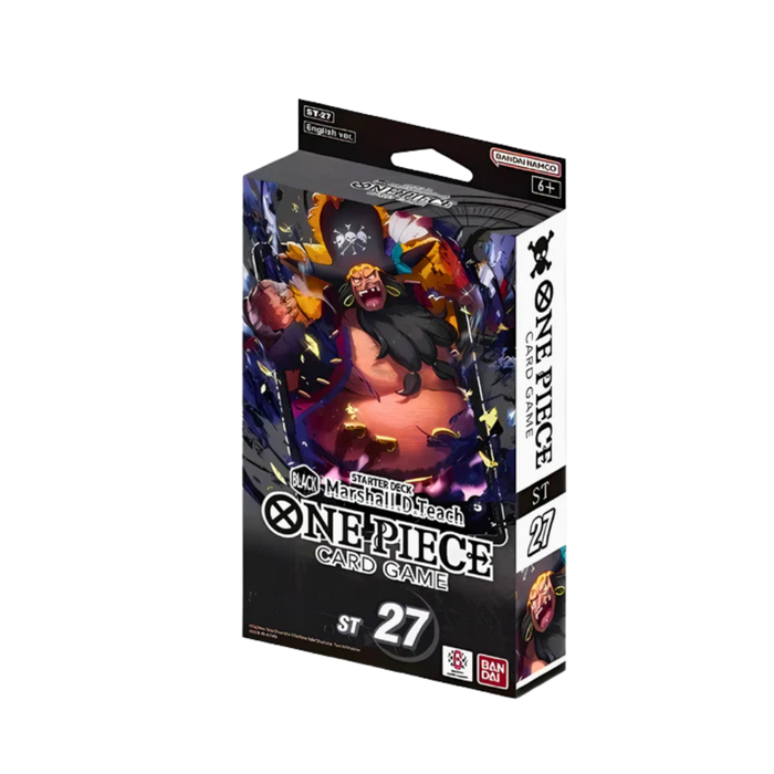 One Piece Card Game ST27 Starter Deck Black Marshall D. Teach - Pastime Sports & Games