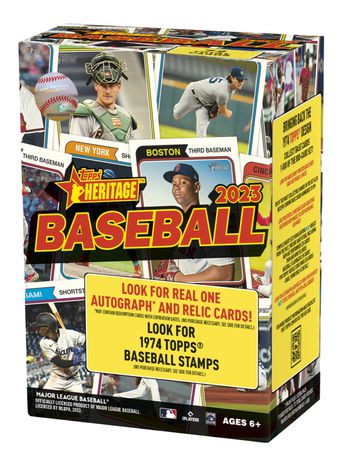 2023 Topps Heritage MLB Baseball Blaster Box / Case - Pastime Sports & Games