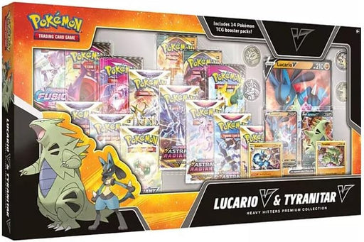 Pokemon Lucario V & Tyranitar V Heavy Hitters Premium Collection