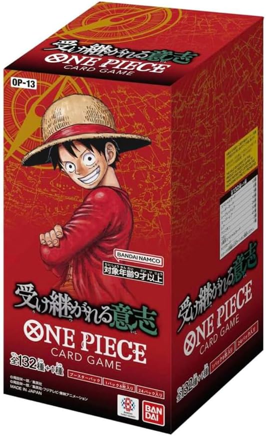 One Piece Carrying On His Will OP-13 Japanese Booster Pack/Box