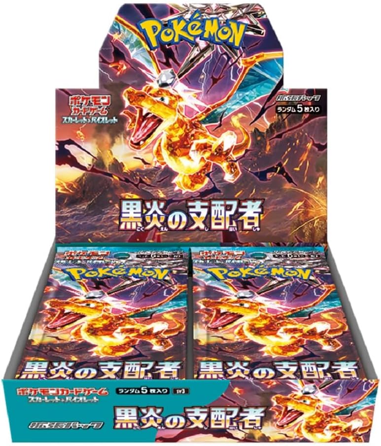 Pokemon Ruler Of The Black Flame Japanese Booster (SV3) Pack/Box - Pastime Sports & Games