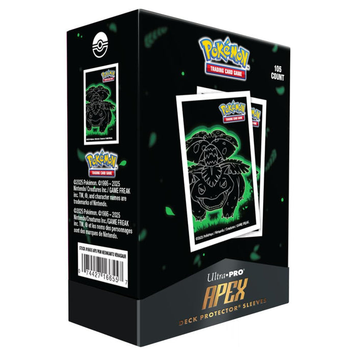 Ultra Pro Apex Deck Protector Sleeves Pokemon Venusaur - Pastime Sports & Games