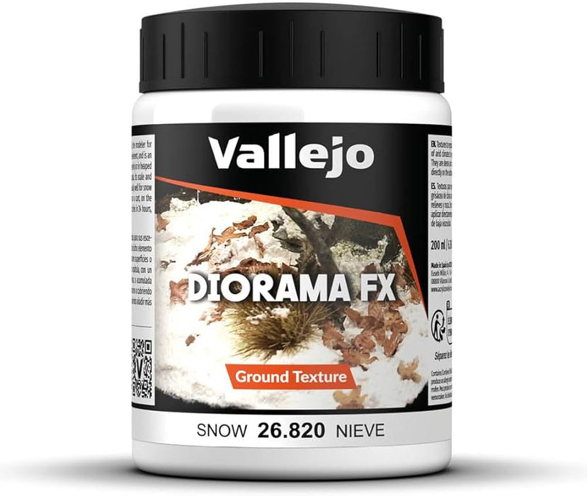 Vallejo Diorama FX Ground Texture Snow - Pastime Sports & Games