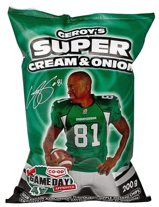 Geroy Simon's Super Cream & Onion Potato Chips - Pastime Sports & Games