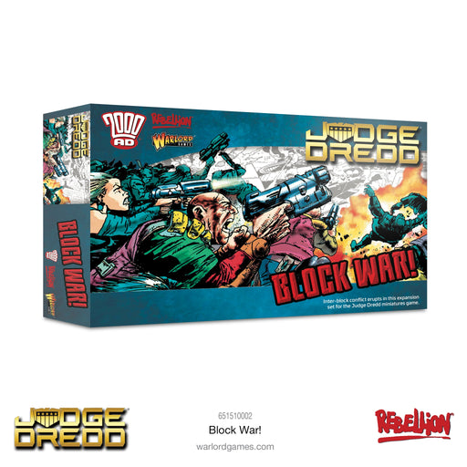 2000AD Judge Dredd Block War! Expansion Set - Pastime Sports & Games