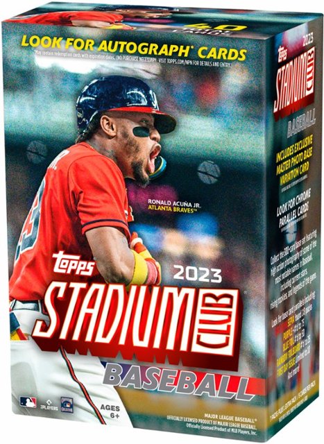 2023 Topps Stadium Club MLB Baseball Blaster Box / Case - Pastime Sports & Games