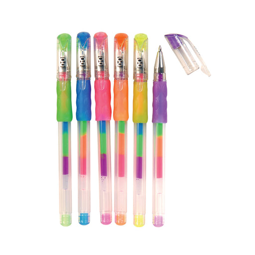 Raymond Geddes Rainbow Ink Gel Pens - Pastime Sports & Games