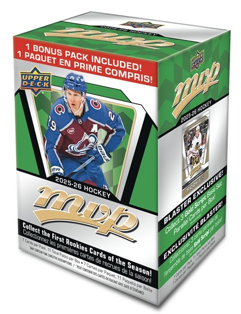 2025/26 Upper Deck MVP NHL Hockey Blaster Box/Case - Pastime Sports & Games