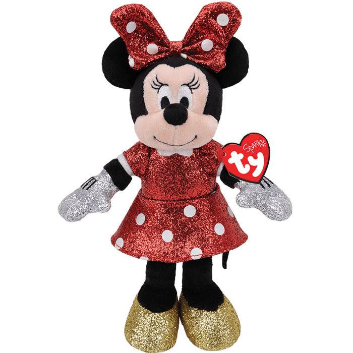 Ty Beanie Sparkle Minnie Mouse Red Sparkle - Pastime Sports & Games