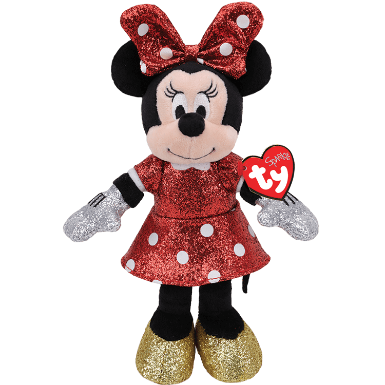 Ty Beanie Sparkle Minnie Mouse Red Sparkle - Pastime Sports & Games