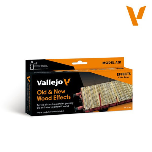 Vallejo Effects Color Series Old & New Wood Effect - Pastime Sports & Games