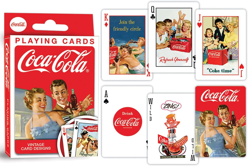 Coca Cola Playing Cards Vintage Ads