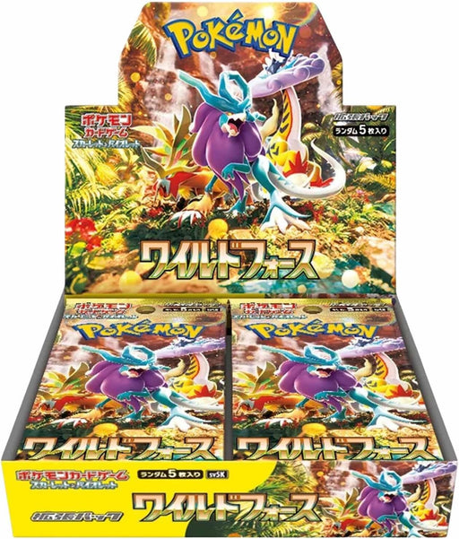 Pokemon Wild Force Japanese Booster (SV5) Pack/Box - Pastime Sports & Games