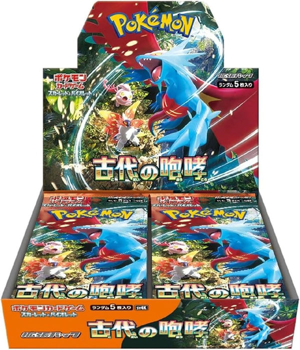 Pokemon Ancient Roar Japanese Booster (SV4k) Pack/Box - Pastime Sports & Games