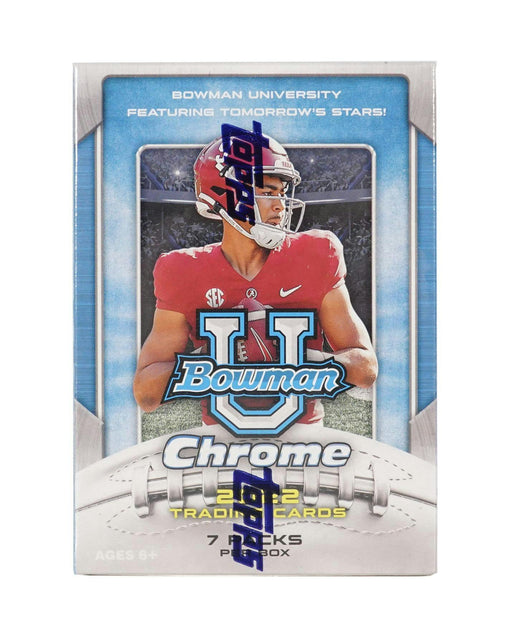 2022 Topps Bowman University Chrome Football Blaster Box / Case