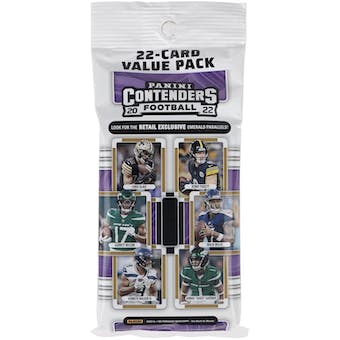 2022 Panini Contenders NFL Football Fat / Value Pack - Pastime Sports & Games