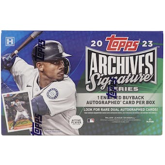2023 Topps Archives Signature Series Active Player Edition MLB Baseball Hobby Box - Pastime Sports & Games