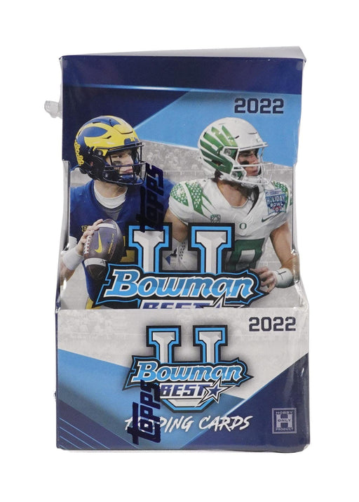 2022 Topps Bowman University Best Football Mini Hobby Box - Pastime Sports & Games