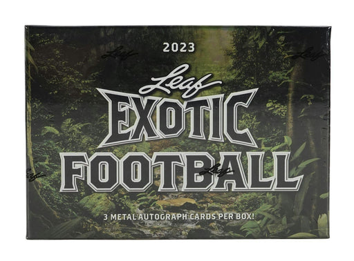 2023 Leaf Exotic Football Hobby Box - Pastime Sports & Games