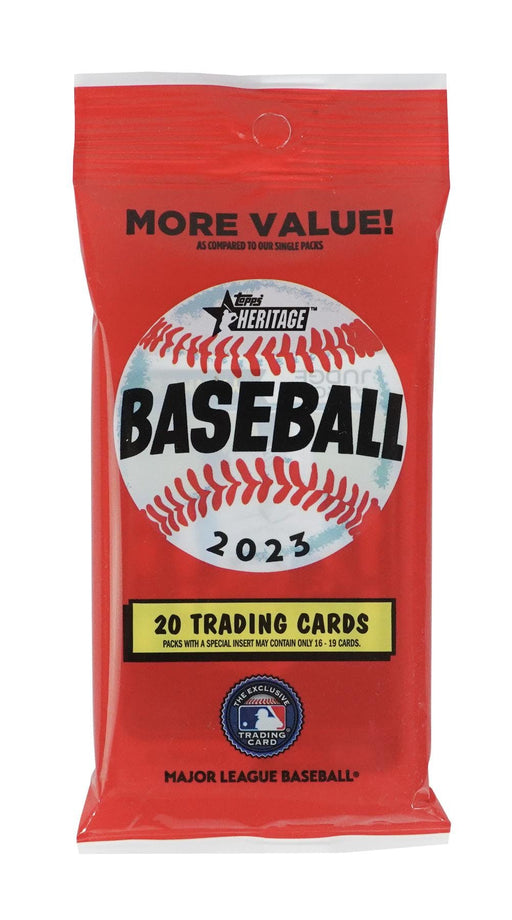 2023 Topps Heritage MLB Baseball Value / Fat Pack - Pastime Sports & Games