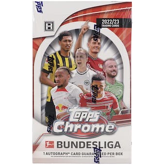 2022/23 Topps Chrome Bundesliga Soccer Hobby Box / Case - Pastime Sports & Games