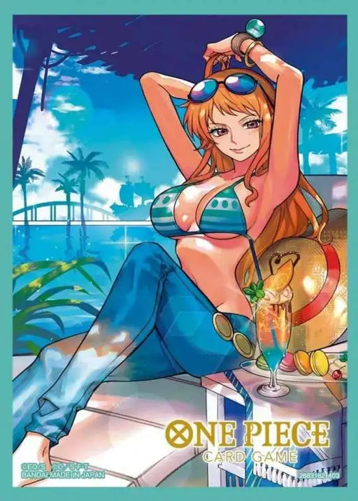 One Piece Card Game Nami Card Sleeves - Pastime Sports & Games