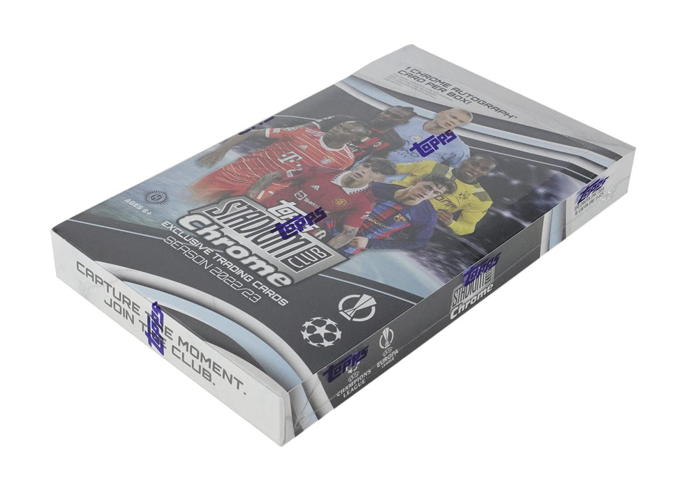 2023 Topps Chrome Stadium Club UEFA Soccer Hobby Box - Pastime Sports & Games