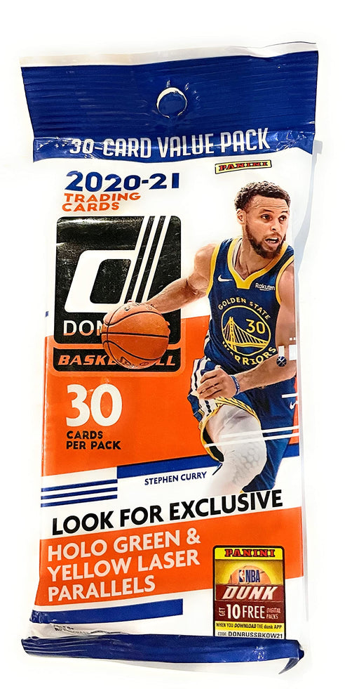 2020/21 Panini Donruss NBA Basketball Value Pack / Box - Pastime Sports & Games