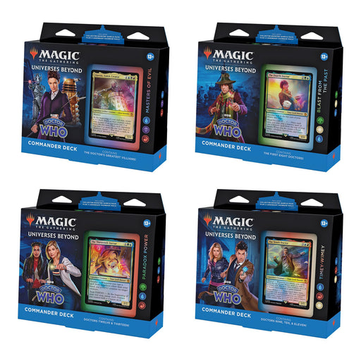 Magic The Gathering Dr. Who Commander Decks - Pastime Sports & Games