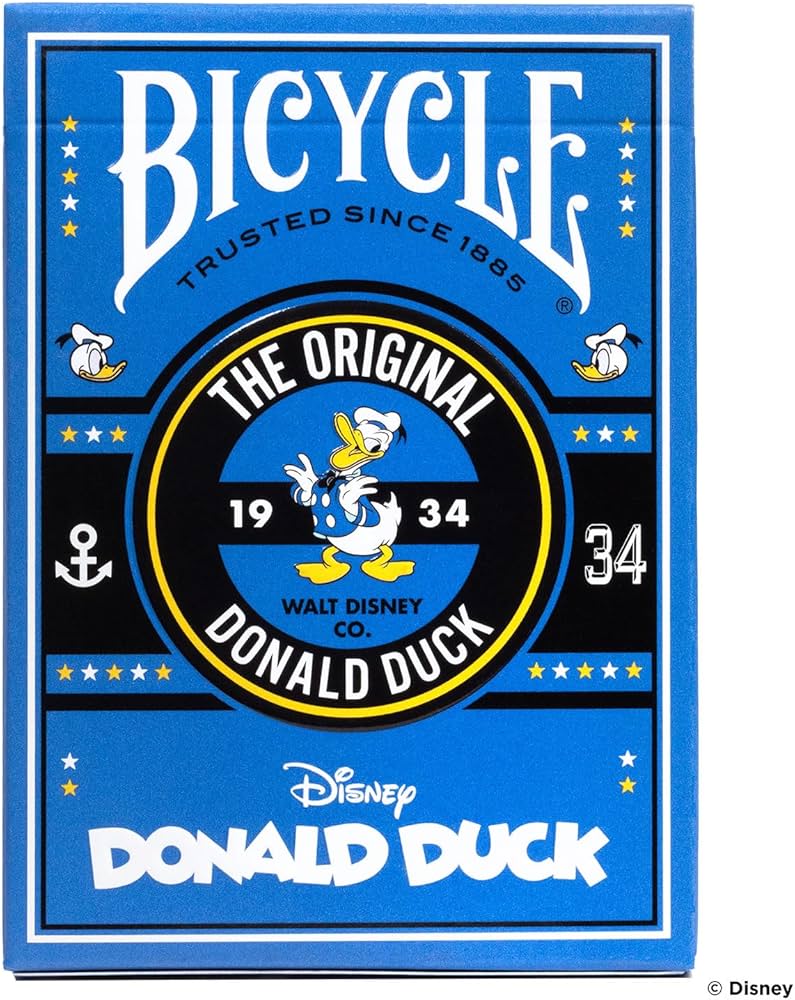 Bicycle Playing Cards Disney Donald Duck