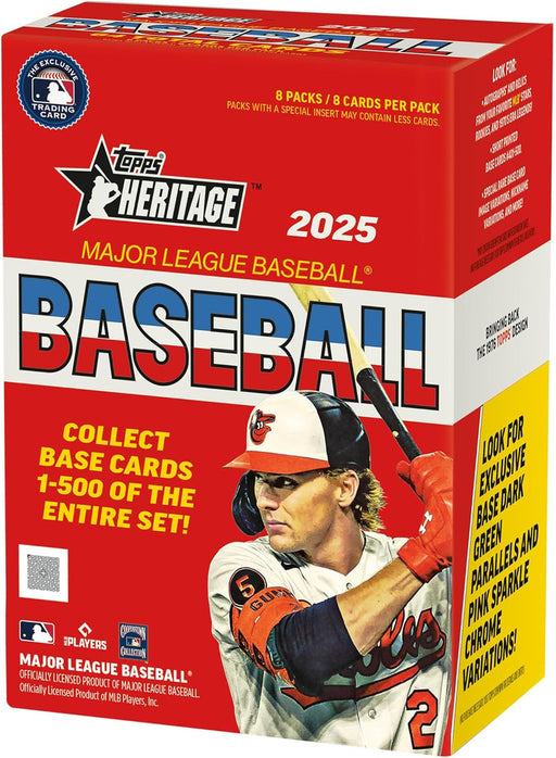 2025 Topps Heritage MLB Baseball Blaster Box/Case - Pastime Sports & Games