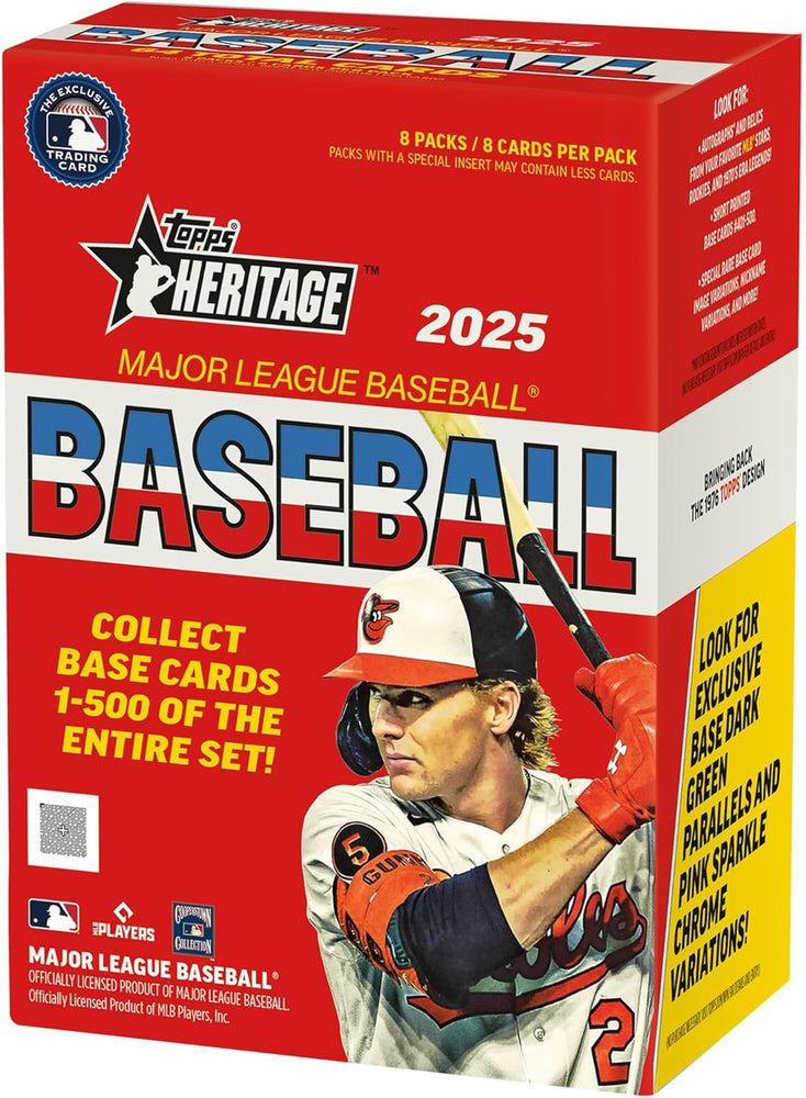 2025 Topps Heritage MLB Baseball Blaster Box/Case - Pastime Sports & Games