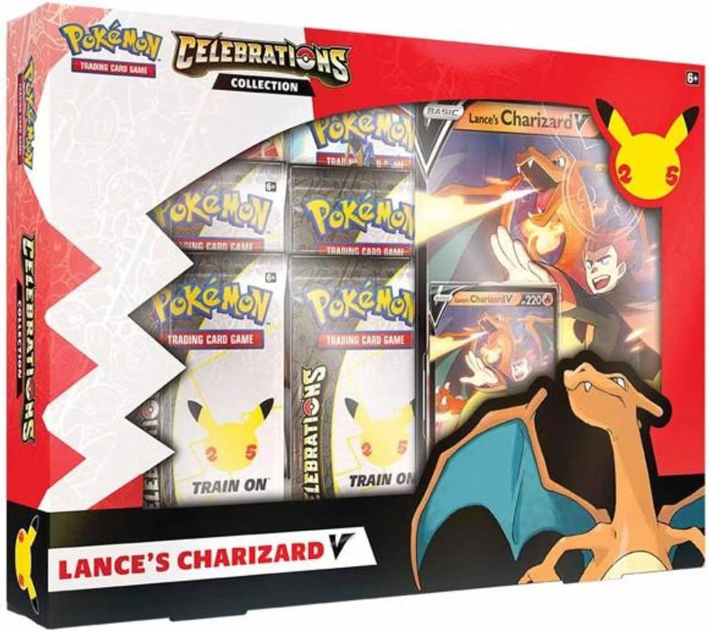 Pokemon Celebrations Collections Lance's Charizard V & Sylveon V - Pastime Sports & Games