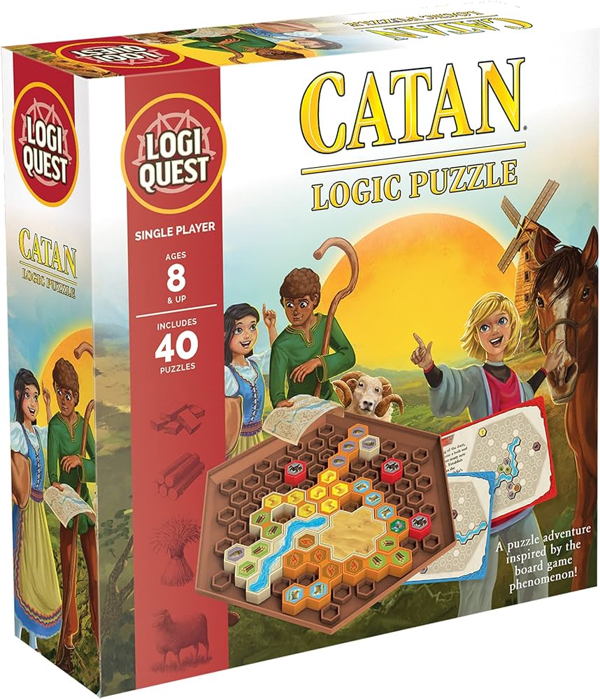 Logiquest Catan Logic Puzzle– Pastime Sports & Games