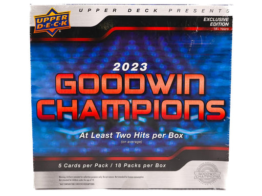2023 Upper Deck Goodwin Champions CDD Exclusive Hobby Box / Case - Pastime Sports & Games