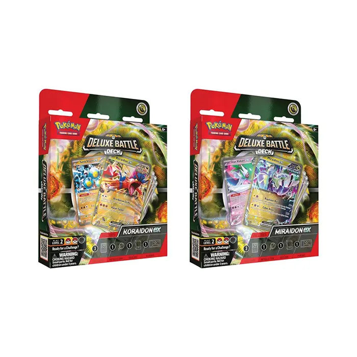 Pokemon Deluxe Battle Decks Koraidon ex / Miraidon ex