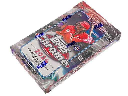 2024 Topps Chrome Baseball MLB Hobby Box - Pastime Sports & Games