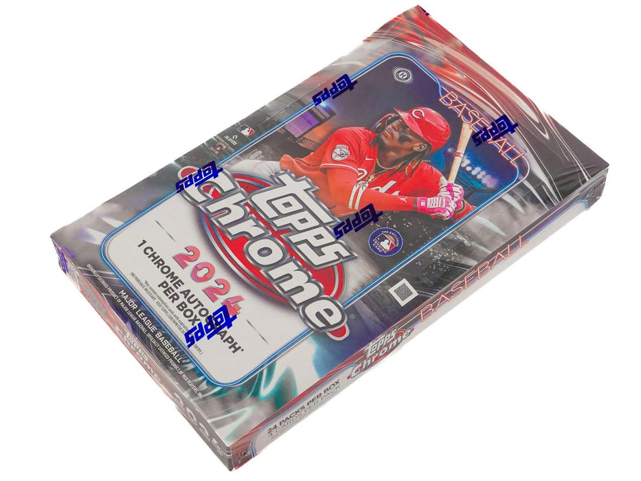 2024 Topps Chrome Baseball MLB Hobby Box - Pastime Sports & Games