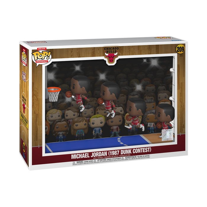 Deluxe POP! Moment Chicago Bulls Michael Jordan (1987 Dunk Contest) #209 - Pastime Sports & Games
