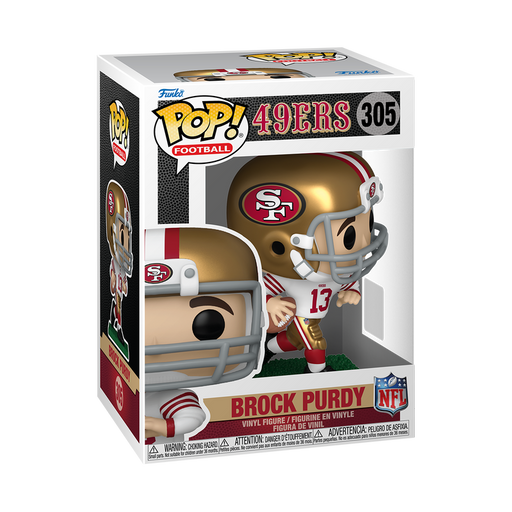 Funko Pop! Football San Francisco 49ERS Brock Purdy #305 - Pastime Sports & Games