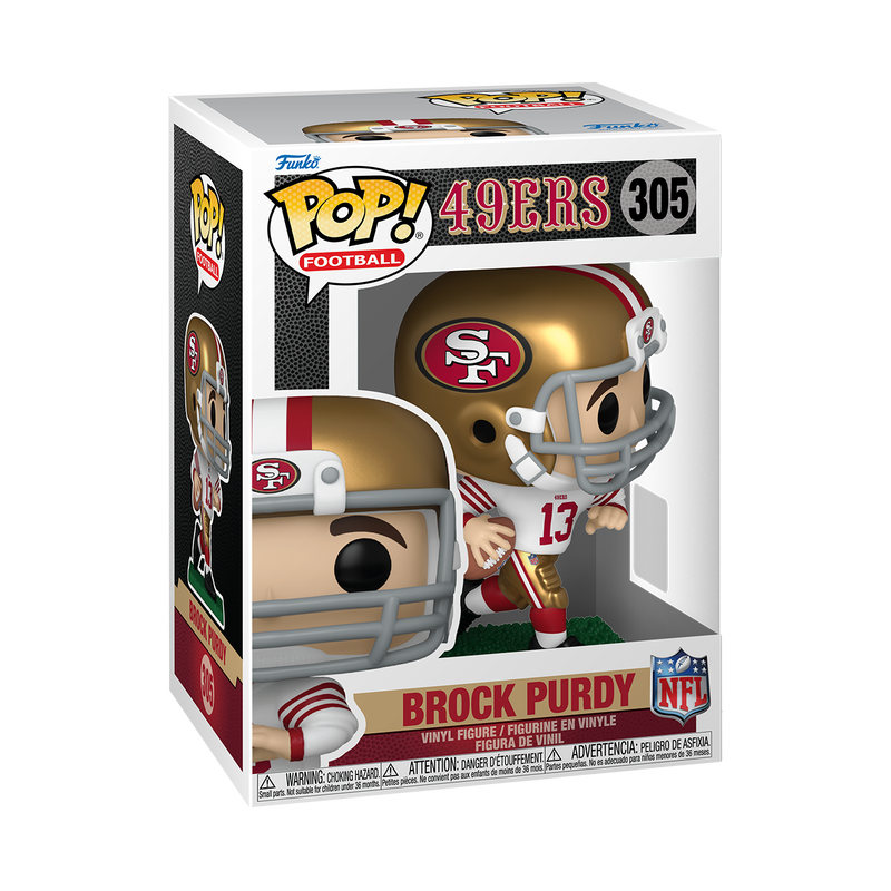 Funko Pop! Football San Francisco 49ERS Brock Purdy #305 - Pastime Sports & Games
