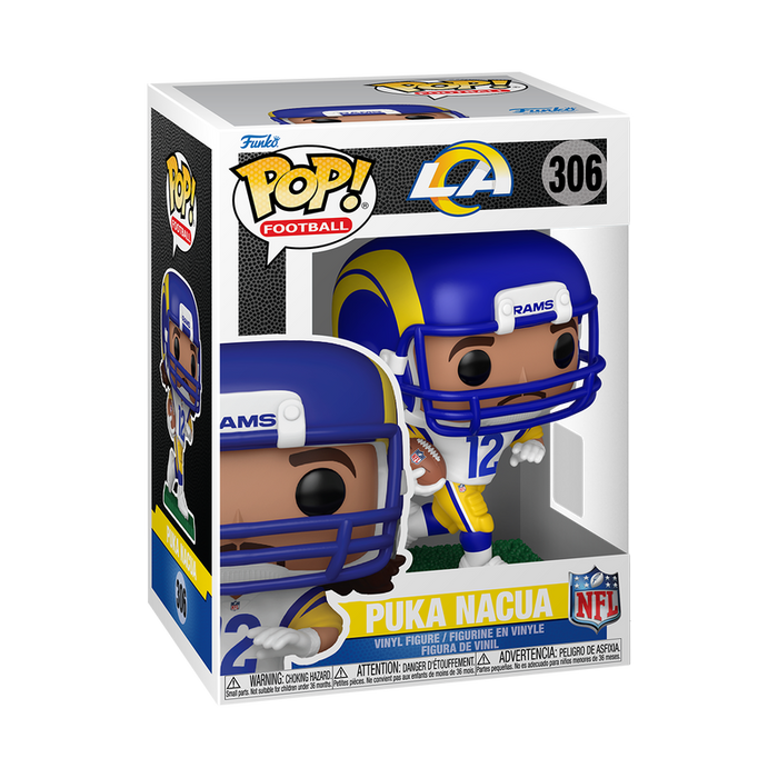 Funko Pop! Football Los Angeles Rams Puka Nacua #306 - Pastime Sports & Games