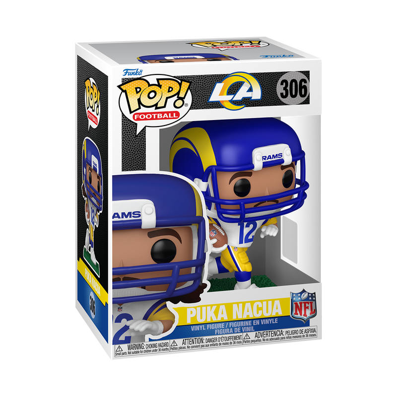 Funko Pop! Football Los Angeles Rams Puka Nacua #306 - Pastime Sports & Games